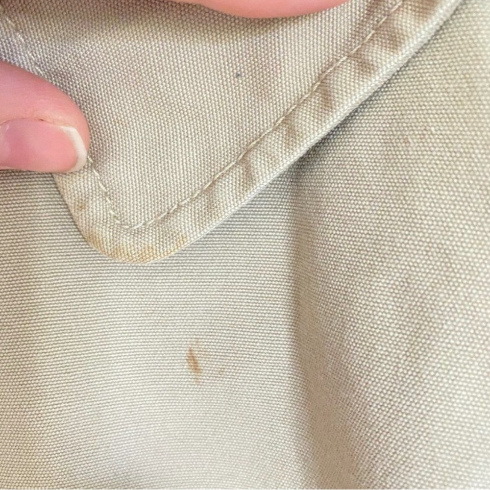 J. Crew Double Breasted Basic Jacket Khaki Size M… - image 5